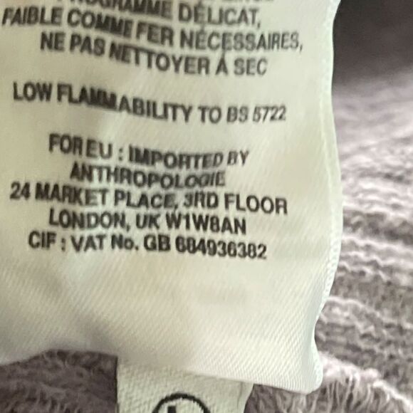 Anthropologie T.La Lia Ribbed Midi Dress Lavender 100%‎ Cotton L - Picture 11 of 11